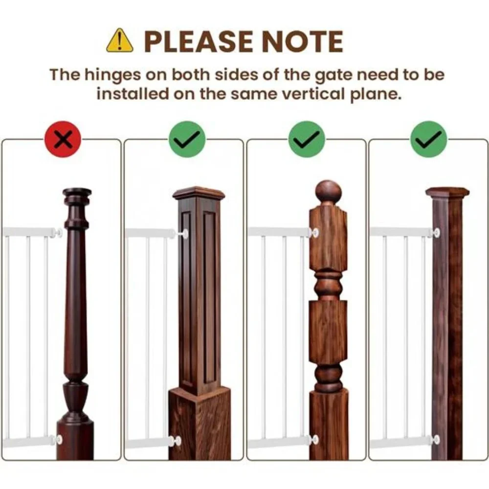 Baby Gate for Stairs, 29.6